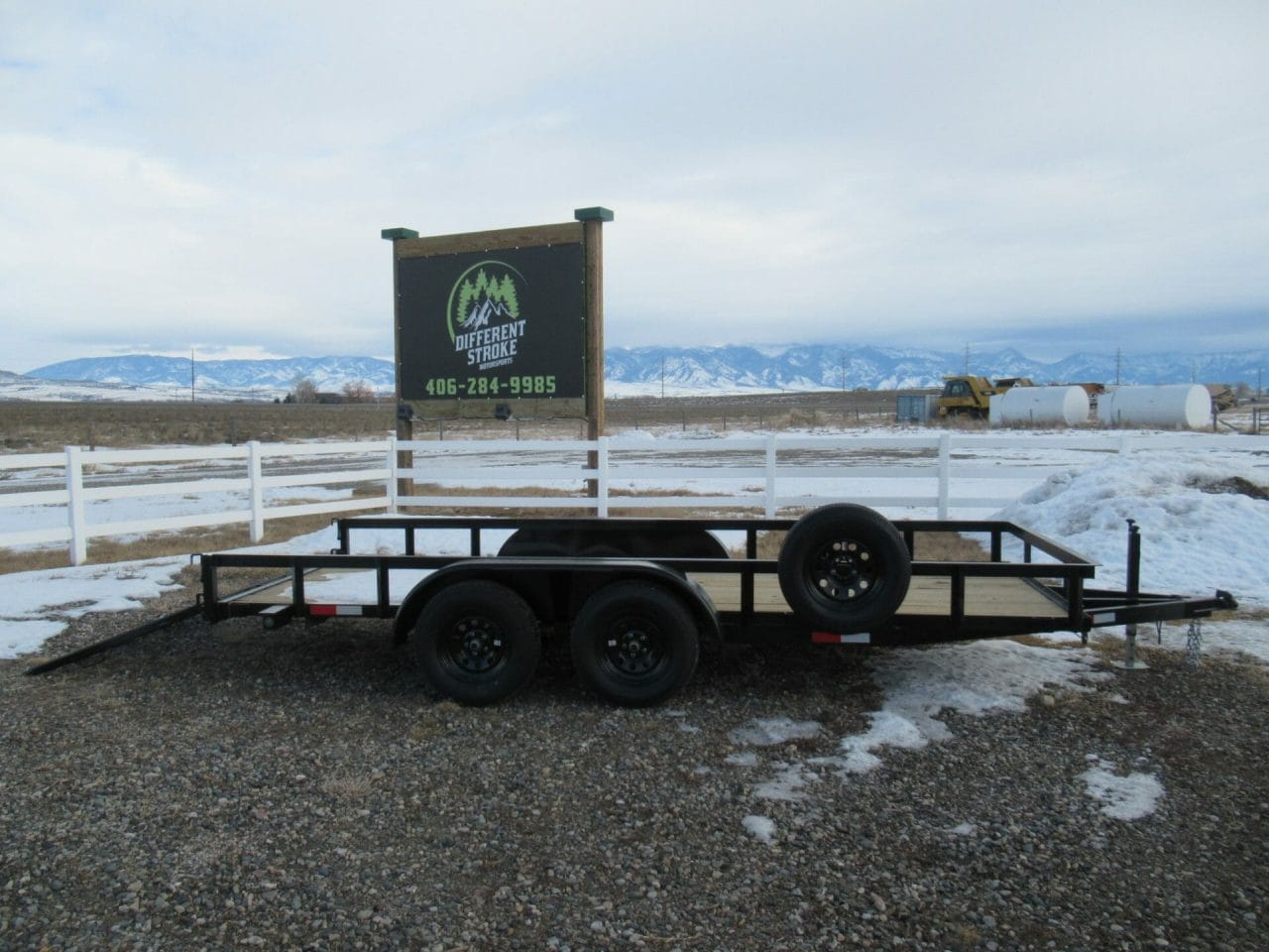 2021 76”x16′ Stag Tandem Axle Utility Trailer  * End of the Year Sale *