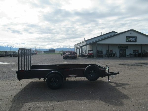 2022 H&H 76”x12′ Solid Side Utility Trailer