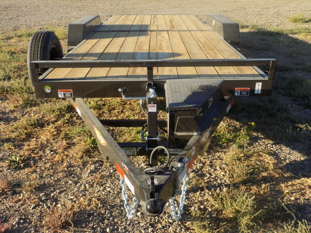 2023 H&H 82”x20′ Steel Speedloader 7K Trailer w/ Wood Deck