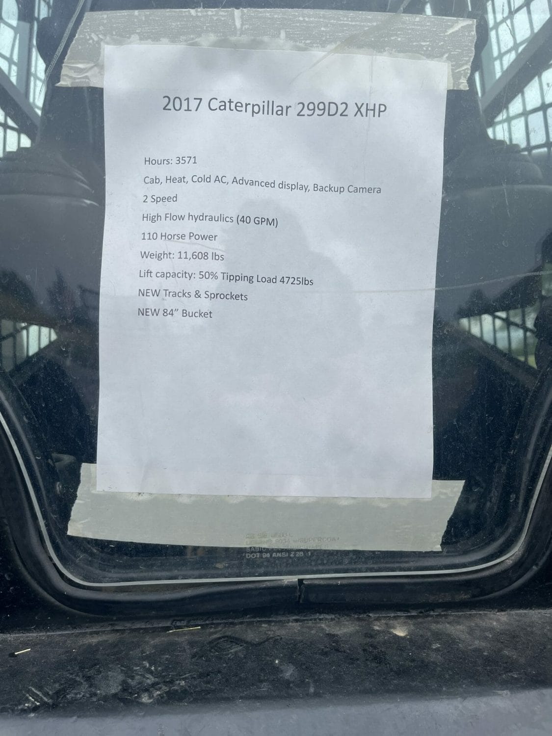 2017 Caterpillar 299D2 XHP