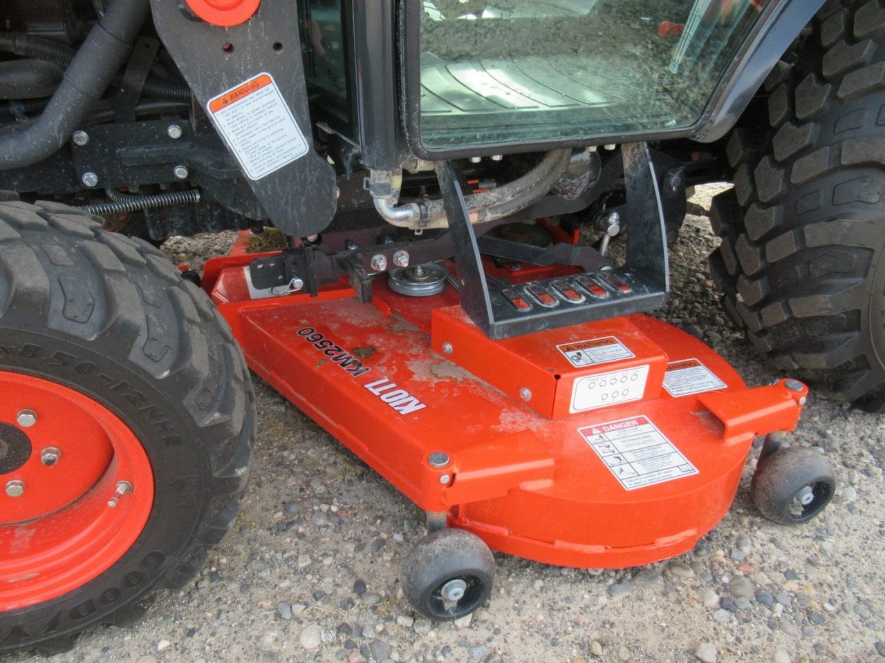2022 Kioti CX2510 HCB 4×4 Tractor w/ Back Hoe & Mower Attachments 